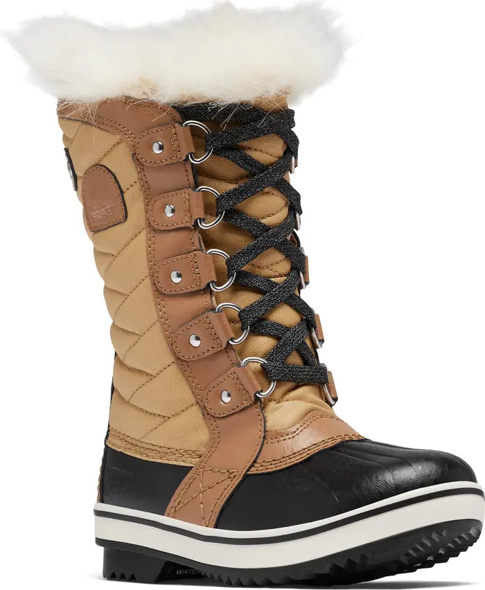 SOREL Kids' Tofino II Faux Fur Lined Waterproof Boot | Nordstromrack | Nordstrom Rack