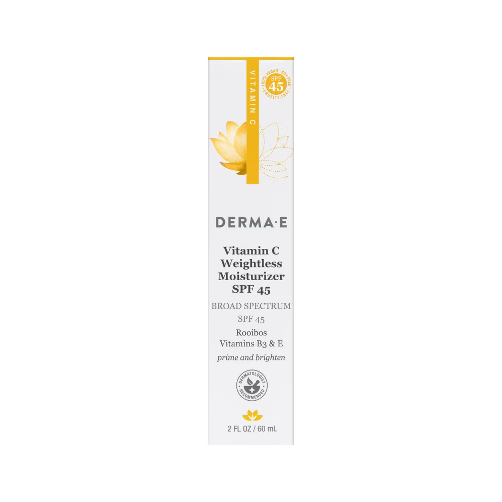 DERMA E Vitamin C Weightless Moisturizer - SPF 45 - 2oz | Target