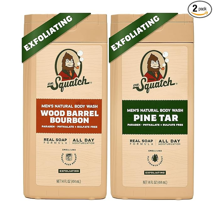 Dr. Squatch NEW Body Wash for Men with Nourishing, Natural Ingredients | No Paraben, Phthalate, S... | Amazon (US)