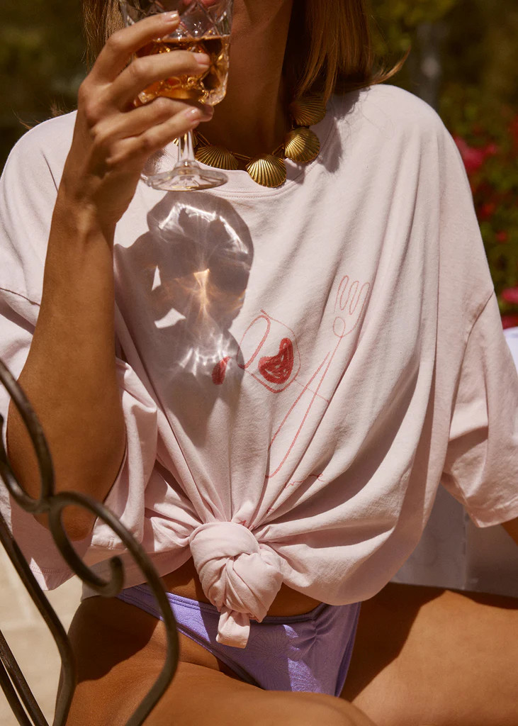 PASTA SEX WINE TEE | Shop Tan Lines