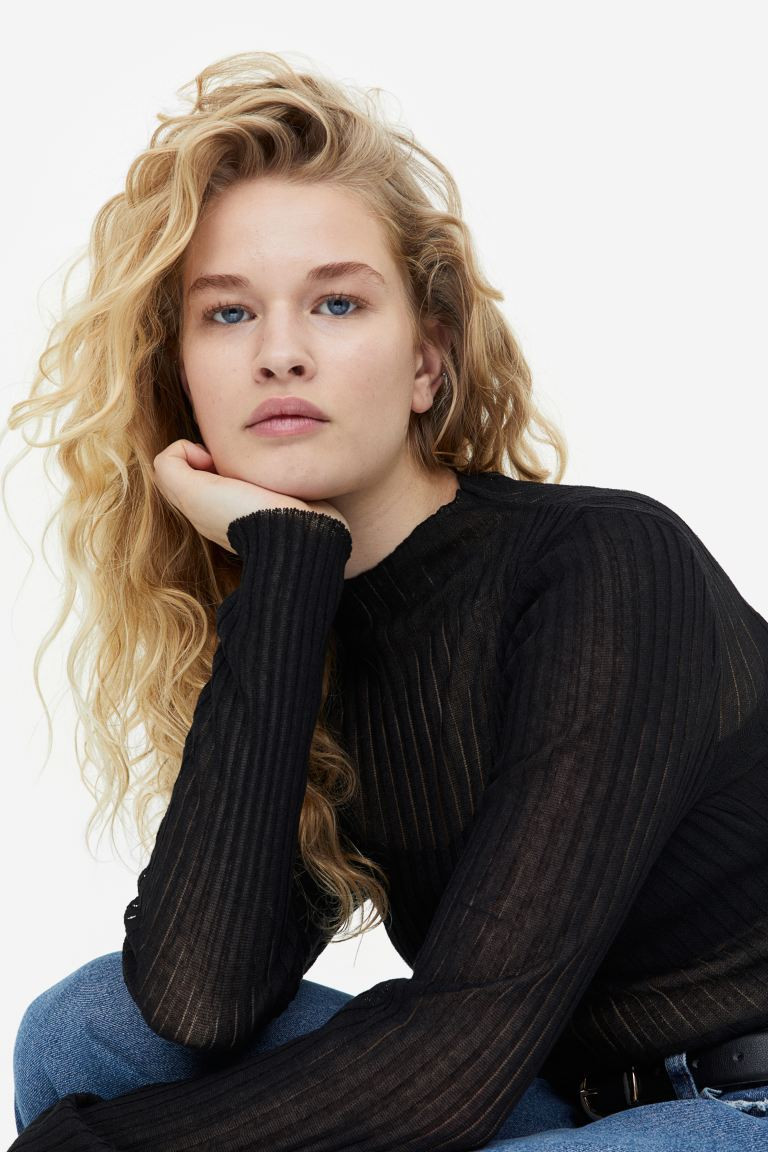 Rib-knit jumper | H&M (UK, MY, IN, SG, PH, TW, HK)