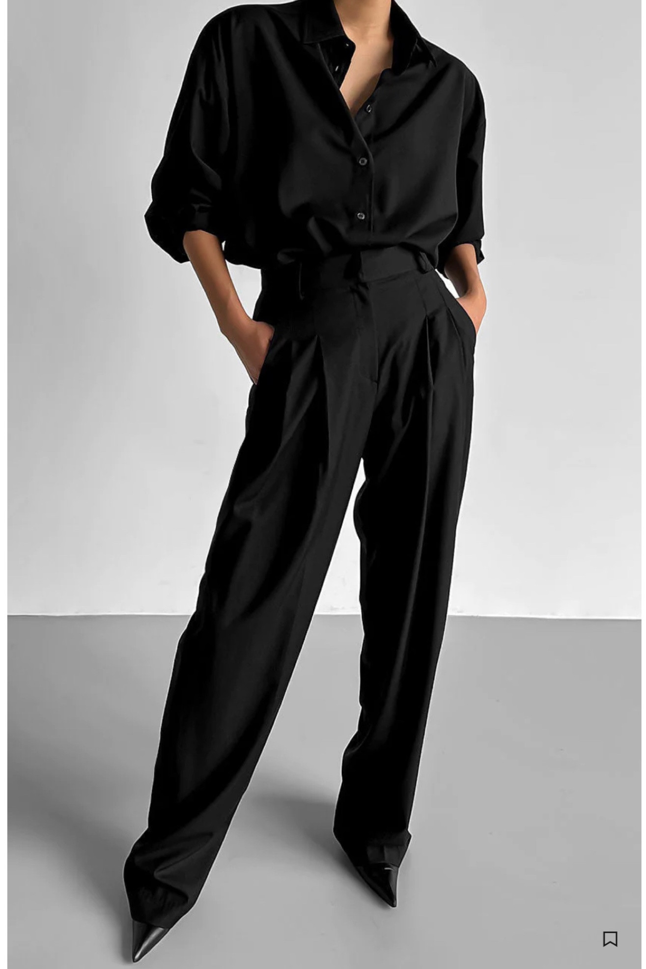All black or with white shirt is forever classic. Loving  tailored trousers. Can’t have enough of wearing them for work, casual and out. 

#LTKunder50 #LTKstyletip #LTKeurope