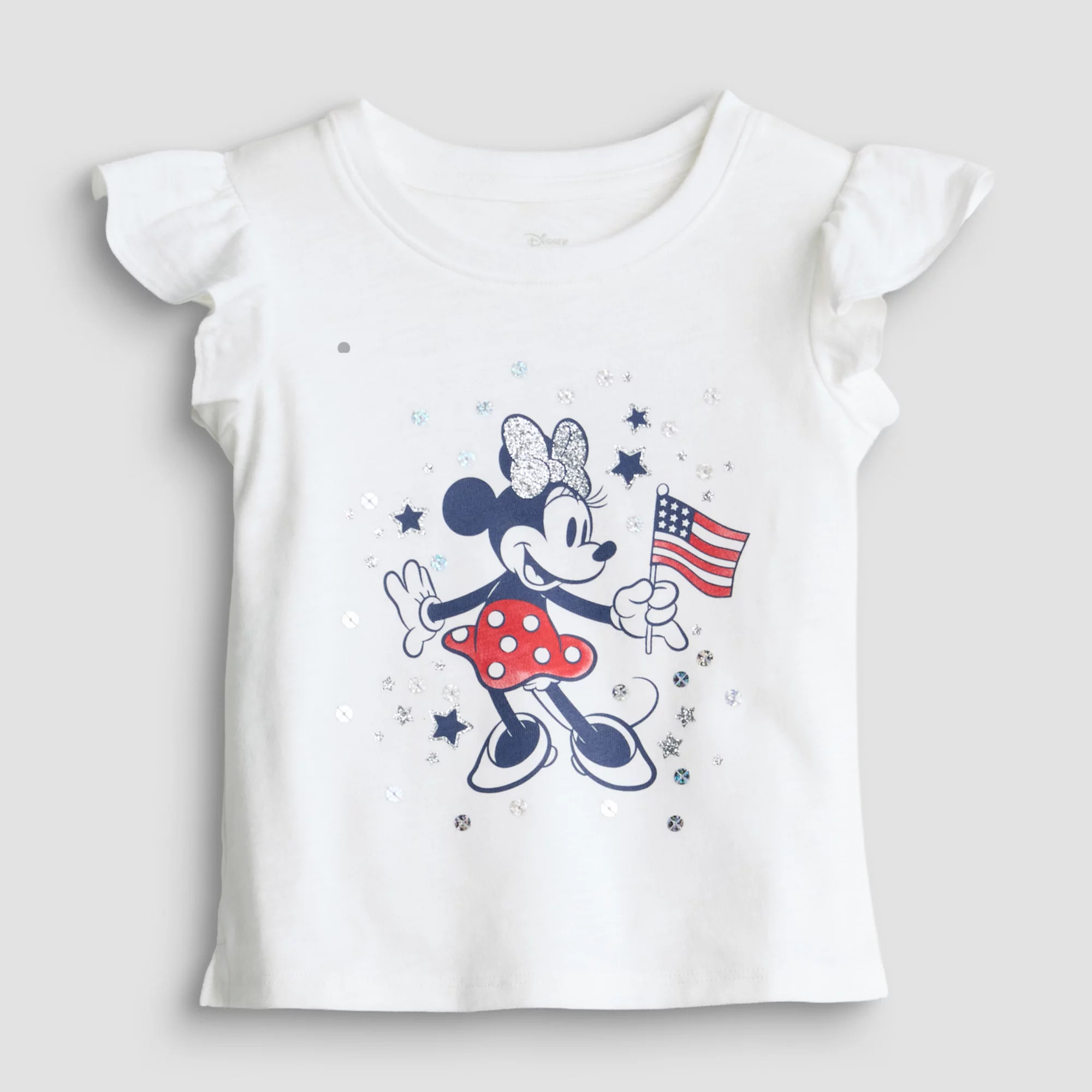 Baby & Toddler Girl Jumping Beans® Disney's Minnie Mouse Flutter Embellished Graphic Tee | Kohl's