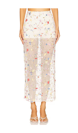 by Marianna Loreen Midi Skirt in Mayfair Floral | Revolve Clothing (Global)