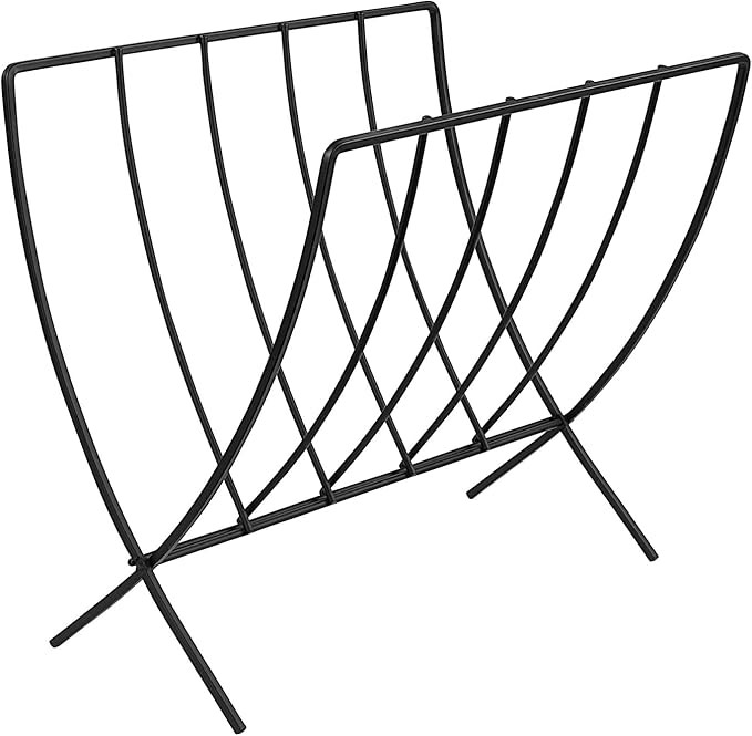 Spectrum Seville Magazine Rack (Black) - Standing Wire Storage for Desk, Office, Side Table, Bath... | Amazon (US)