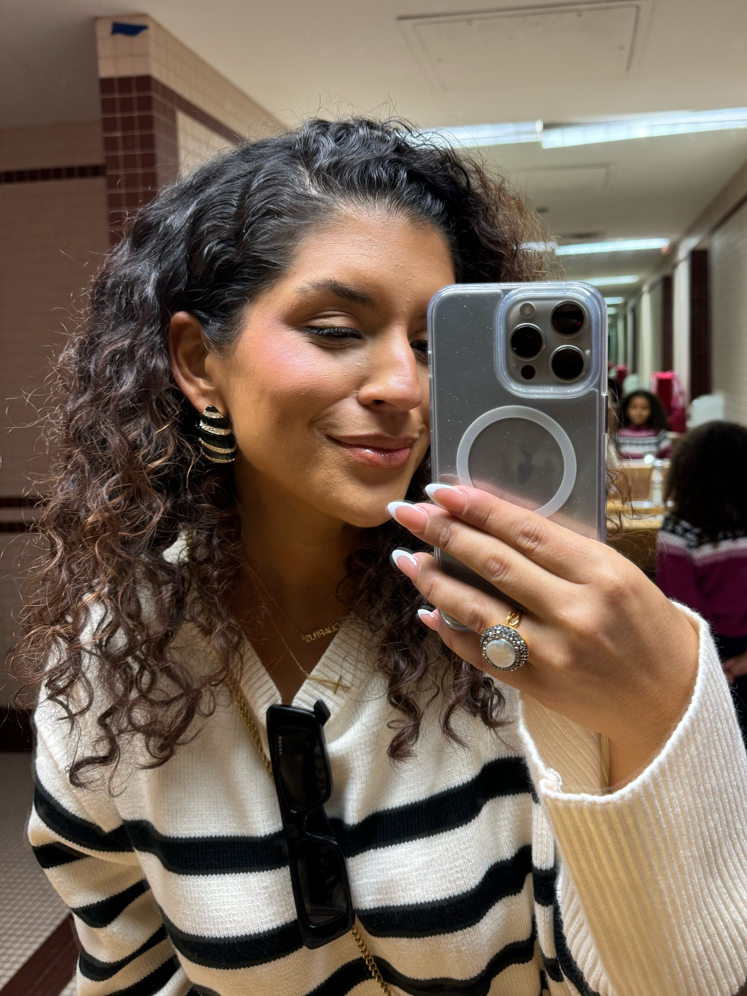 My earrings are from the Anthro SALE! @anthropologie #anthropologie 

#LTKSeasonal #LTKstyletip #LTKitbag