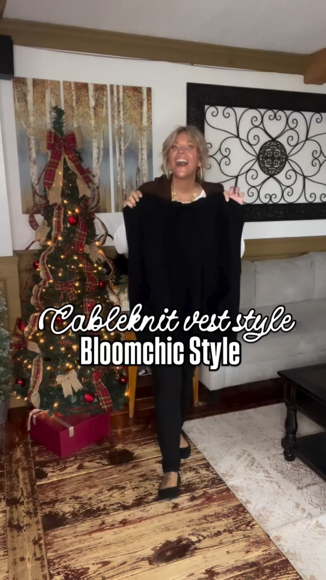 Which color is best??Shop my comfy hooded cableknit vests. Wear the vest with your jeans or a skirt, either way I think you’ll love them. I’m wearing the size 12/14.

#LTKMidsize #LTKOver40 #LTKFindsUnder50