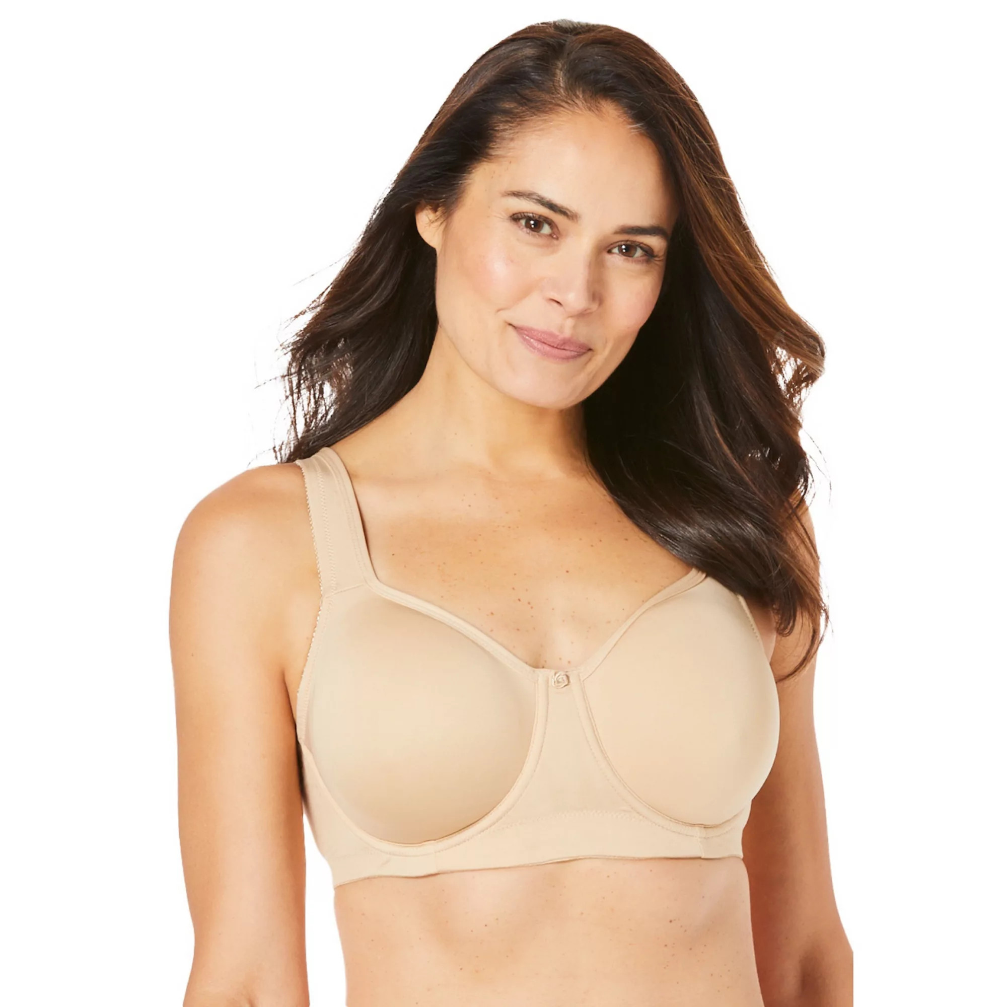 Comfort Choice Women's Plus Size Underwire Microfiber T-shirt Bra | Kohl's