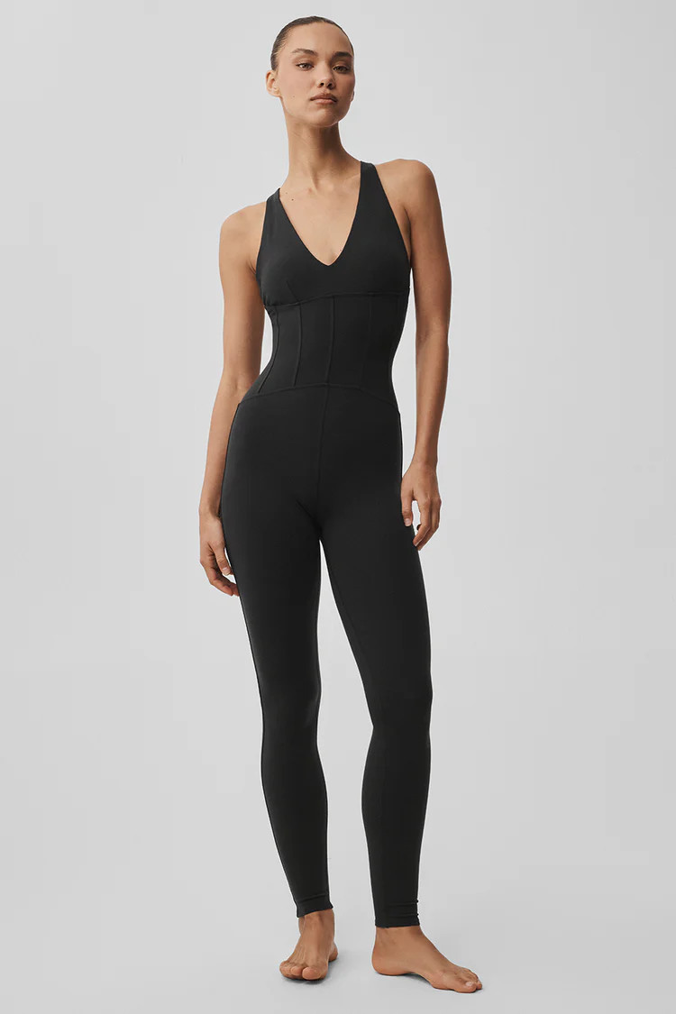 Airbrush Sparks Fly Corset Onesie | Alo Yoga (US)