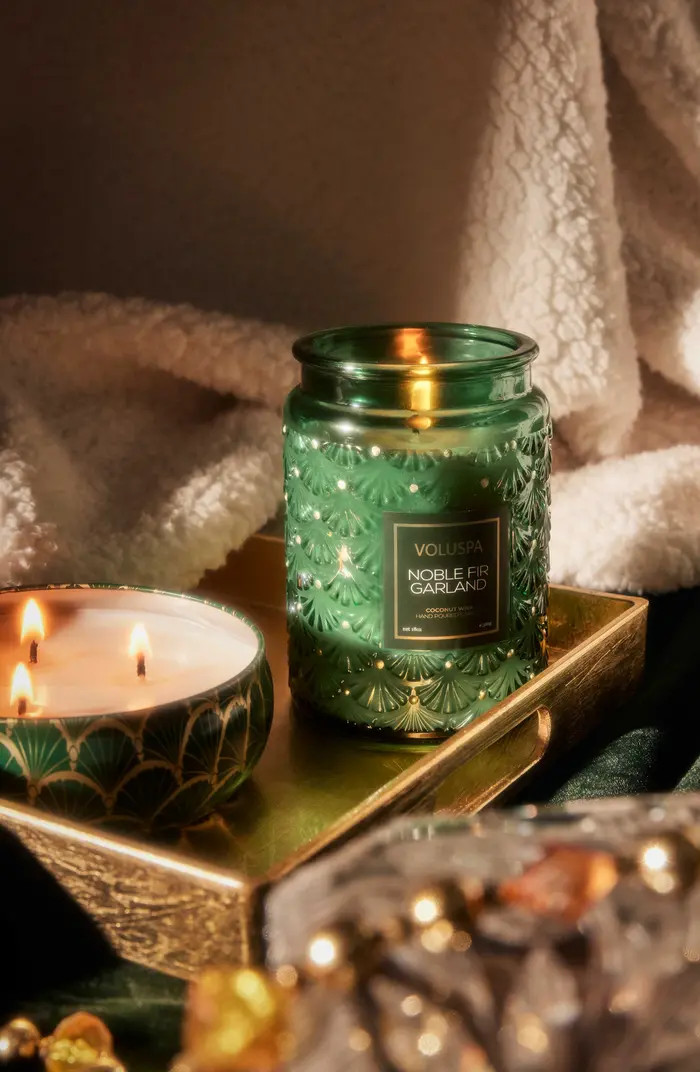 Noble Fir Garland Large Jar Candle | Nordstrom
