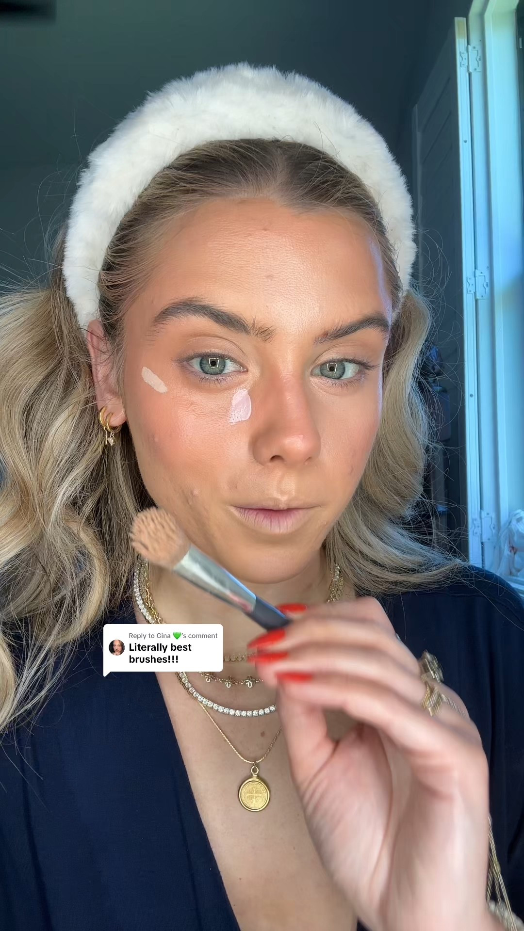 BK Beauty Brushes Set - A506, 109 & 101 Concealer, Contoured Foundation, and Mini Foundation Brushes - Essential Makeup Brush Trio for Flawless Application. Ultimate Beauty Bundle: Elevate your makeup routine with the BK Beauty Brushes set, featuring three essential brushes for concealing, contouring, and flawless foundation application.
A506 "Kitten Paw" Concealer Brush: Achieve seamless under-eye concealing and contouring with this viral face brush, designed for precision and a smooth, streak-free finish.
101 Contoured Foundation Brush: Perfectly blend liquid or cream foundations with this expertly designed contoured brush, ensuring even application and a natural, airbrushed look.
109 Mini Contoured Foundation Brush: Multi-functional for bronzer, blush, and highlighter, this mini brush is ideal for precise makeup application and achieving professional results.
High-Quality & Cruelty-Free: Crafted with ultra-soft, synthetic bristles, these brushes are cruelty-free and designed for comfort and durability, perfect for daily use by makeup enthusiasts and professionals alike.

#LTKFindsUnder50 #LTKWatchNow #LTKBeauty