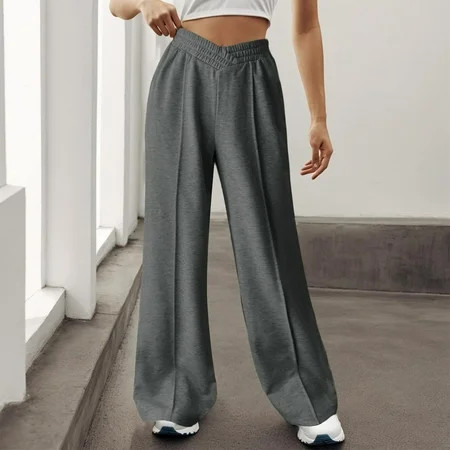 Grey Sweatpants for Women Clearance Ladies Grey Lounge Pants Workout Athletic Loose Sweatpants Sweat Pants Comfy Baggy | Walmart (US)