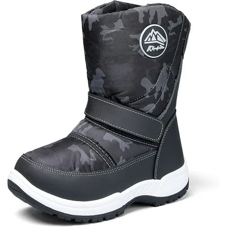 Kushyshoo Kids Snow Boots Waterproof Camouflage Boys Winter Boot Little Kid Size 12 | Walmart (US)