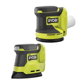 RYOBI ONE+ 18V Cordless 2-Tool Combo Kit with Random Orbit Sander and Corner Cat Finish Sander (T... | The Home Depot