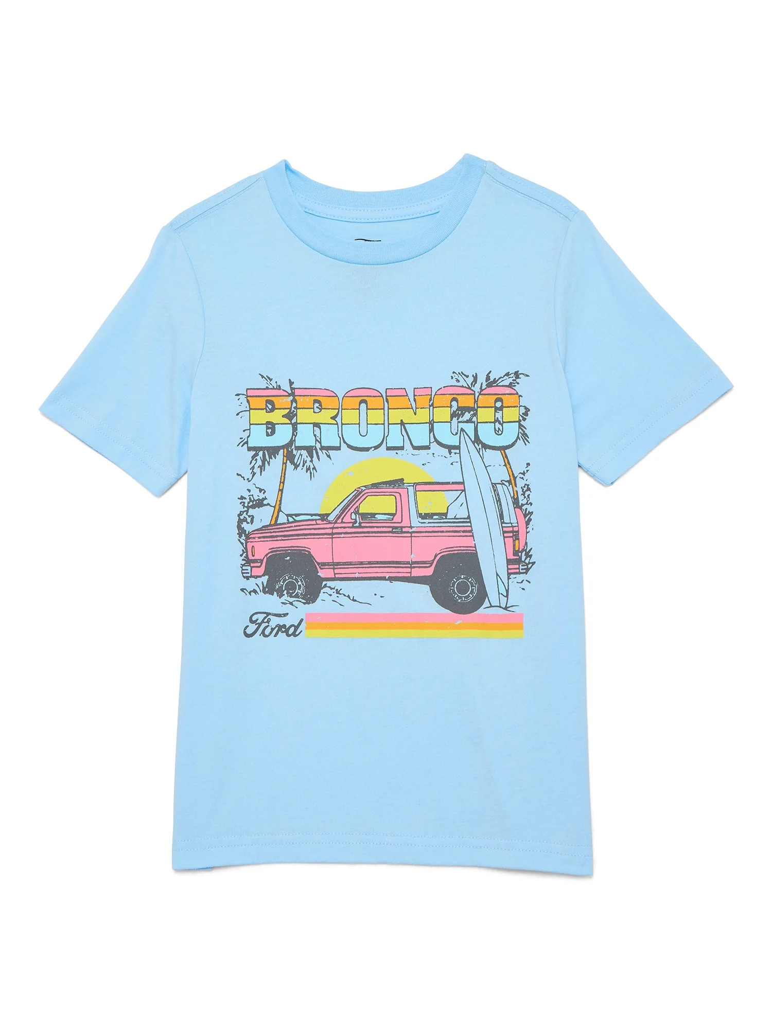 Ford Bronco Boys Graphic Tee with Short Sleeves, Sizes 4-18 | Walmart (US)