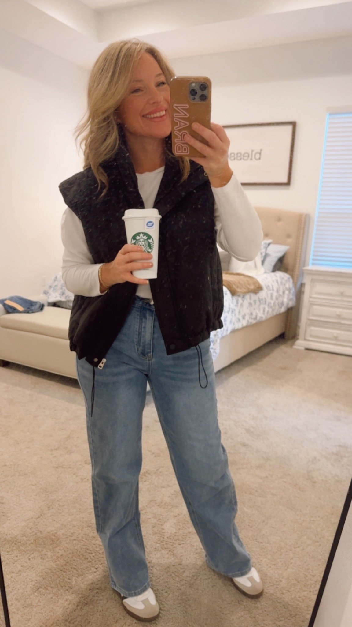 Amazon jeans and OOTD the jeans are true to size and I am 5”4

#LTKootd #LTKFindsUnder100 #LTKPetite