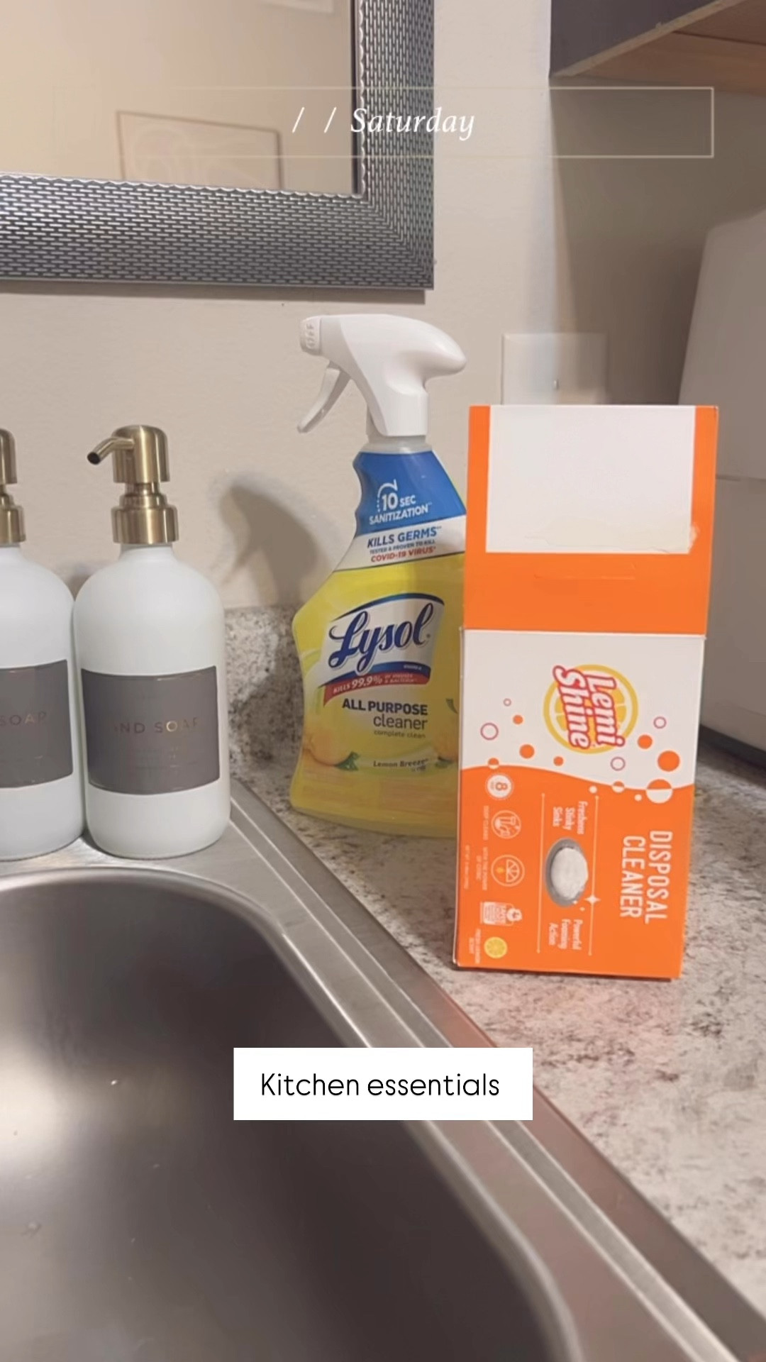 Kitchen essentials / soap dispenser / garbage disposal cleaner 

#LTKFindsUnder50 #LTKVideo #LTKHome