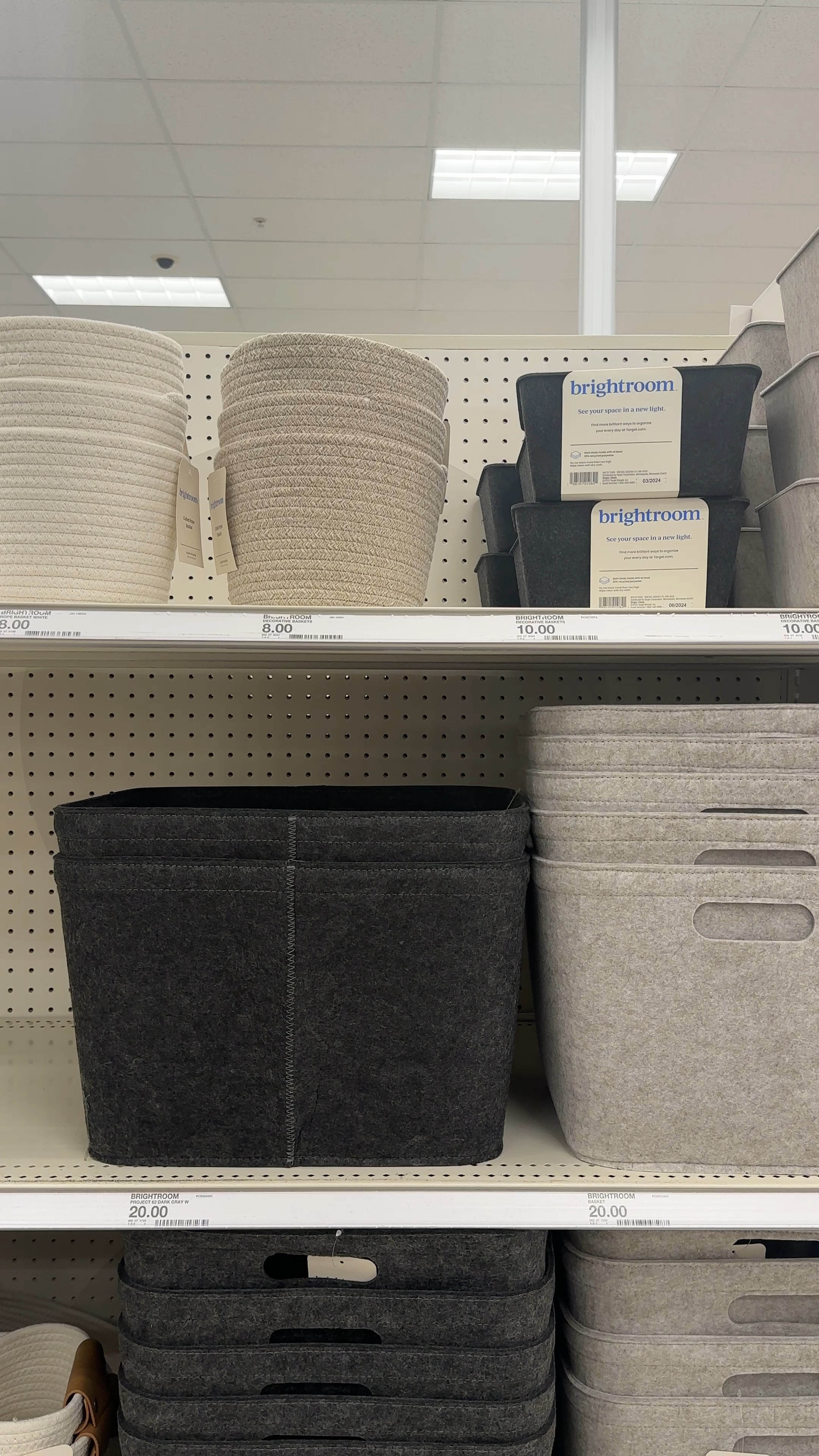 My favorite natural storage bins! 

Felt 🩶
We have had these for toys - >2 years and just bought more for the upstairs closet. 

#LTKFindsUnder50 #LTKHome #LTKWatchNow
