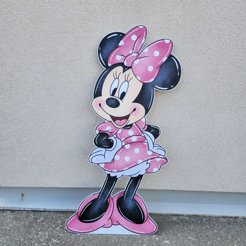 Minnie Mouse Birthday Cutout | Party Decoration, Lawn Sign - Etsy | Etsy (Global)