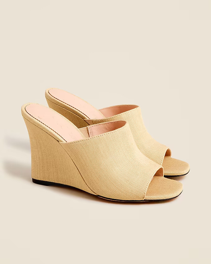 Bianca woven wedge sandals | J. Crew US
