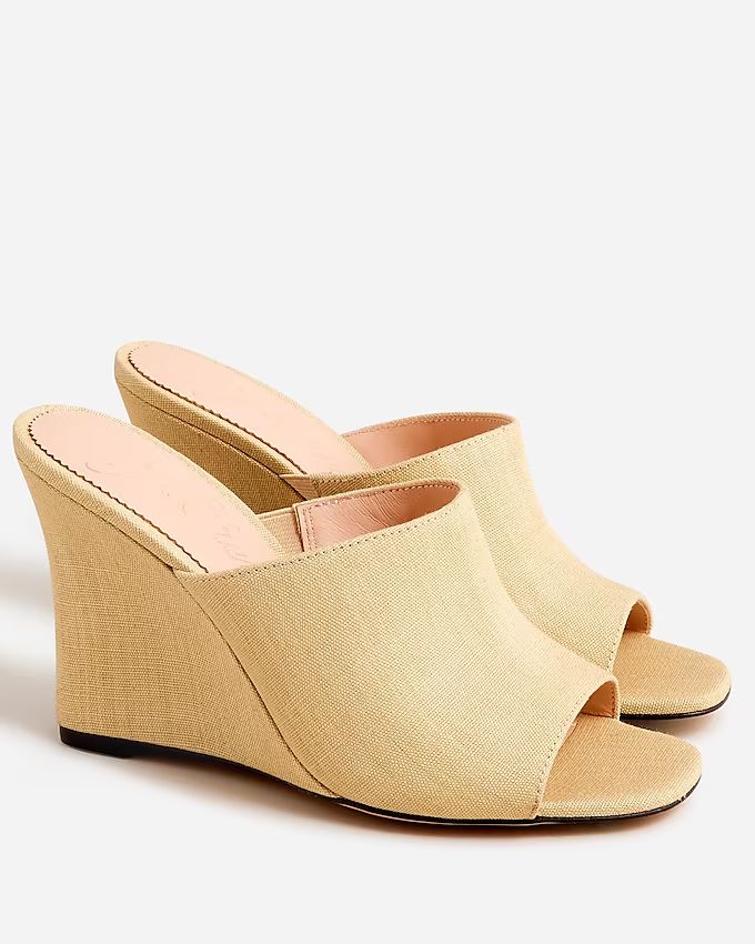 Bianca woven wedge sandals | J.Crew US