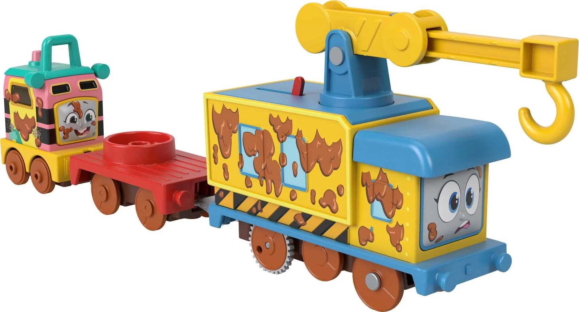 Thomas & Friends Muddy Fix 'Em up Friends Motorized Vehicle Set for Preschool Pretend Play | Walmart (US)