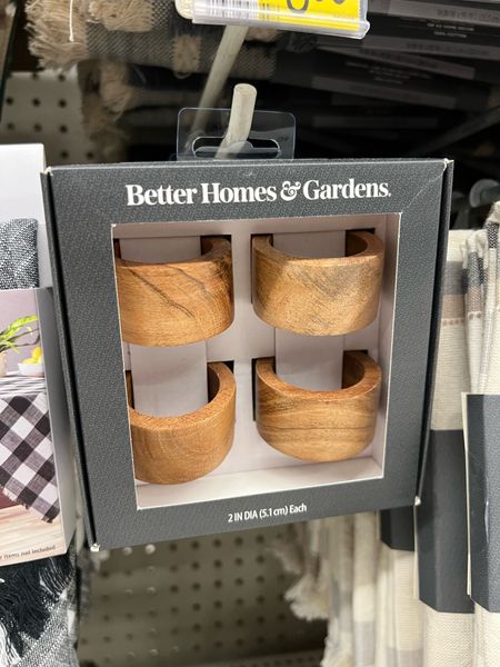 Love the look of these napkin rings at Walmart. You can use these year round! #affordabledecor #homefinds #walmartfinds #walmarthome 

#LTKhome #LTKfindsunder50 #LTKstyletip