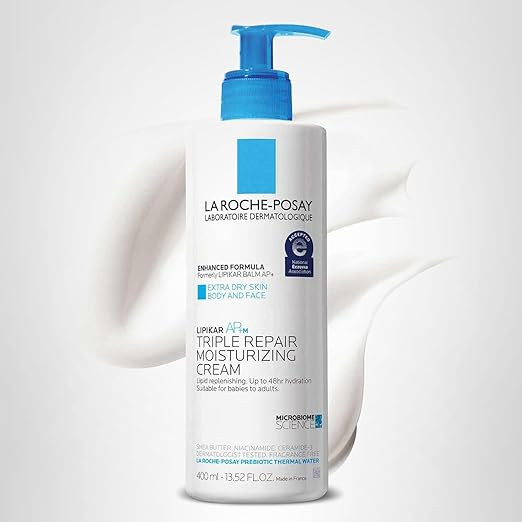 La Roche-Posay Lipikar AP+ Triple Repair Moisturizing Cream | Face & Body Lotion For Dry Skin | S... | Amazon (US)
