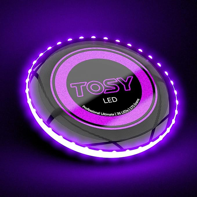 Amazon.com : TOSY 36 and 360 LEDs Frisbee - Extremely Bright Flying Disc, Smart Modes, Glow in Th... | Amazon (US)