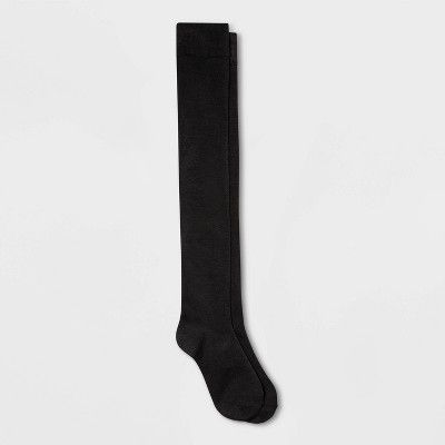 Women's Over The Knee Socks - Xhilaration™ Black 4-10 | Target