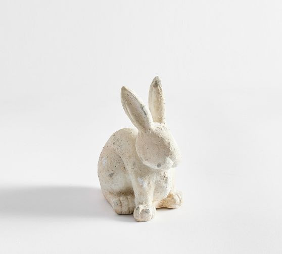 Handcrafted Terracotta Bunny Sculptures | Pottery Barn (US)