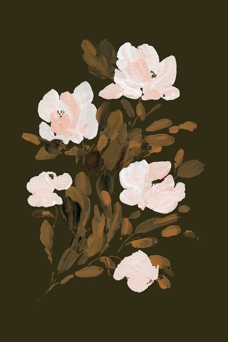 TERRA FLORETS II-Flower Painting Large Wall Art by Anee Shah | Juniper Print Shop