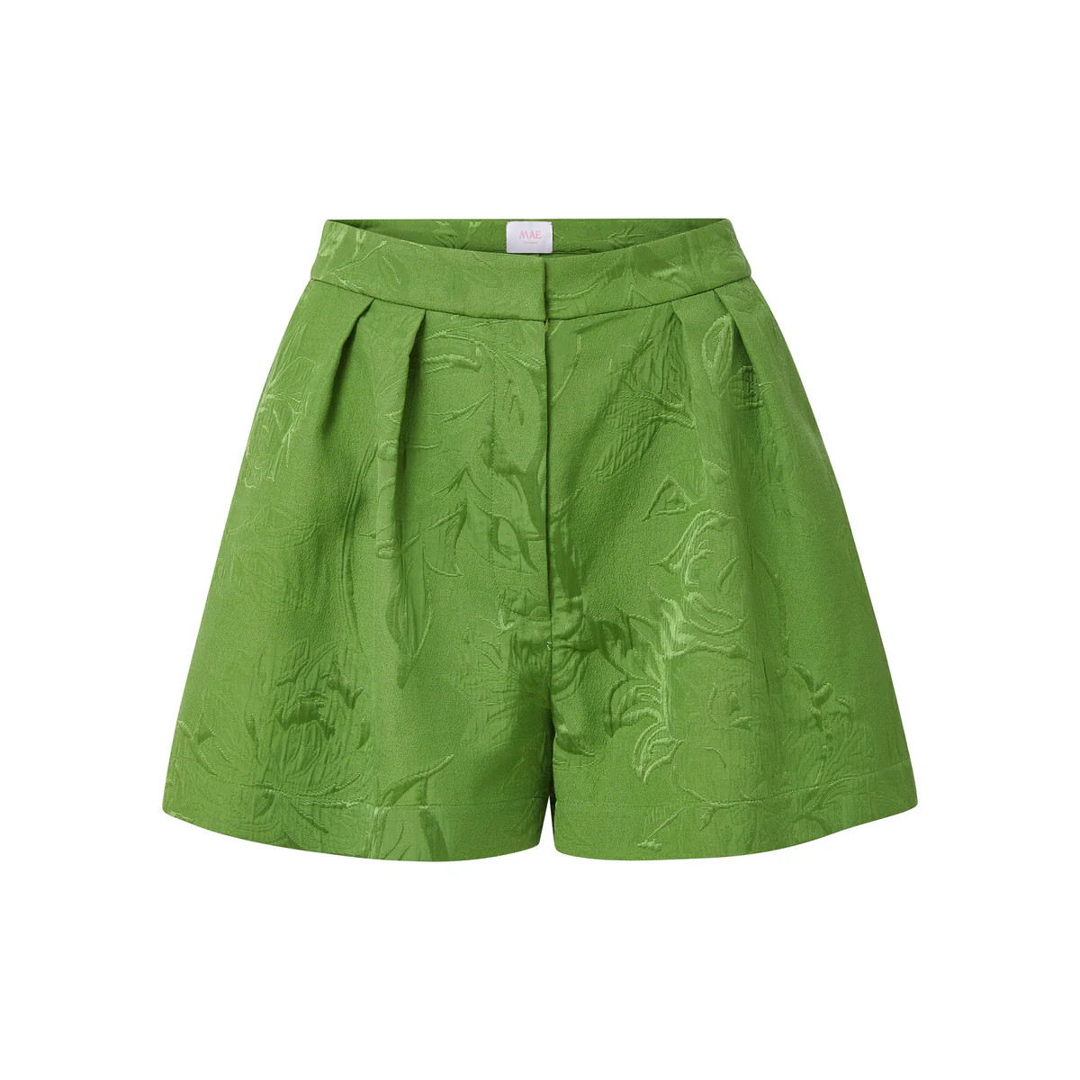 shea short in pistachio brocade - preorder | MAE New York