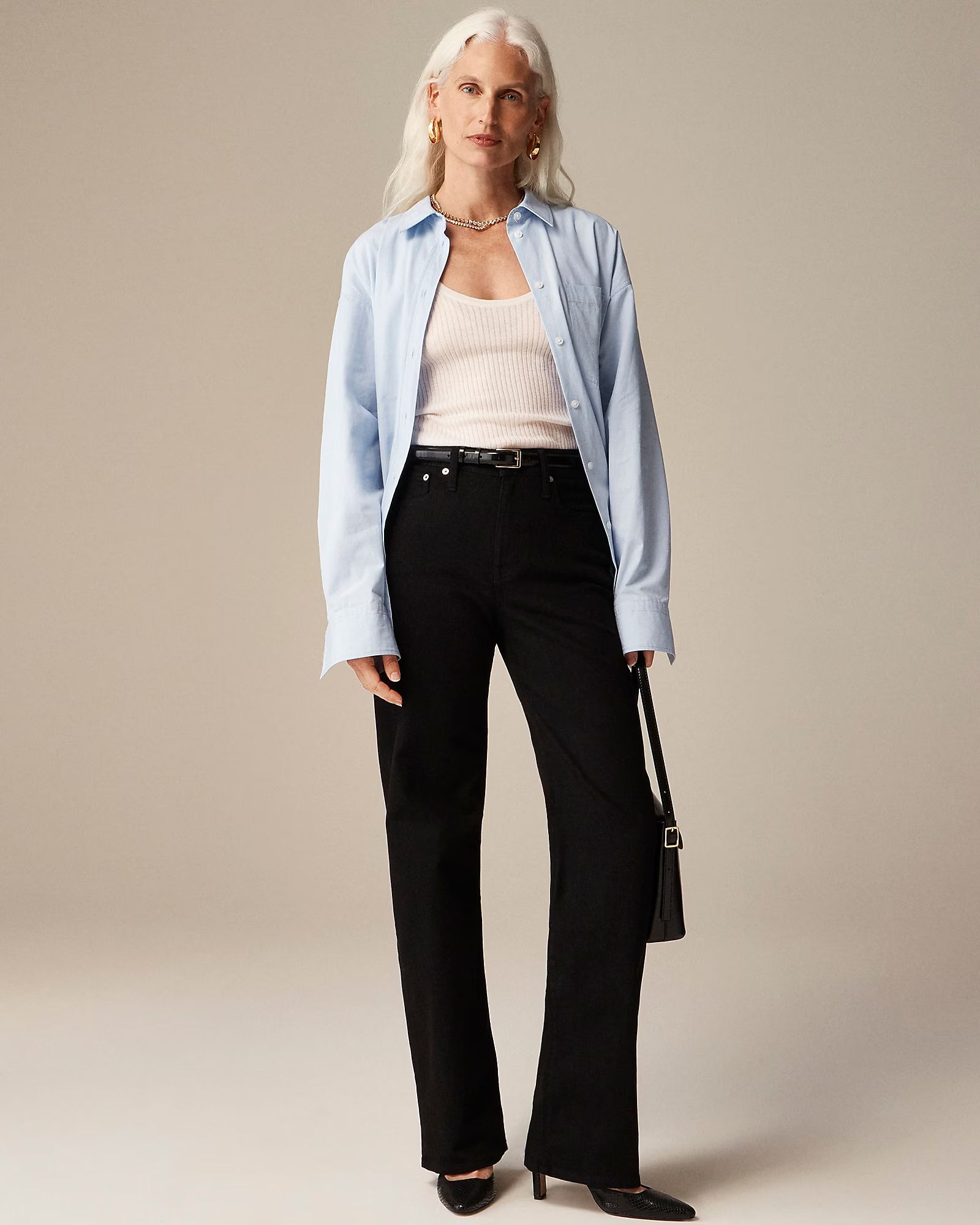 Full-length slim-wide jean in 1996 semi-stretch | J. Crew US