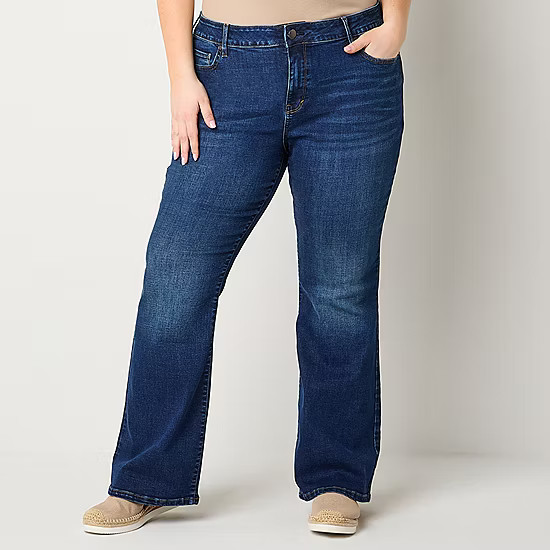 a.n.a Womens High Rise Flare Leg Jean | JCPenney