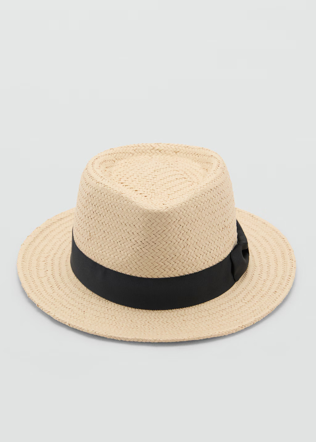 Natural fiber bow hat - Women | MANGO United Kingdom | MANGO (UK)