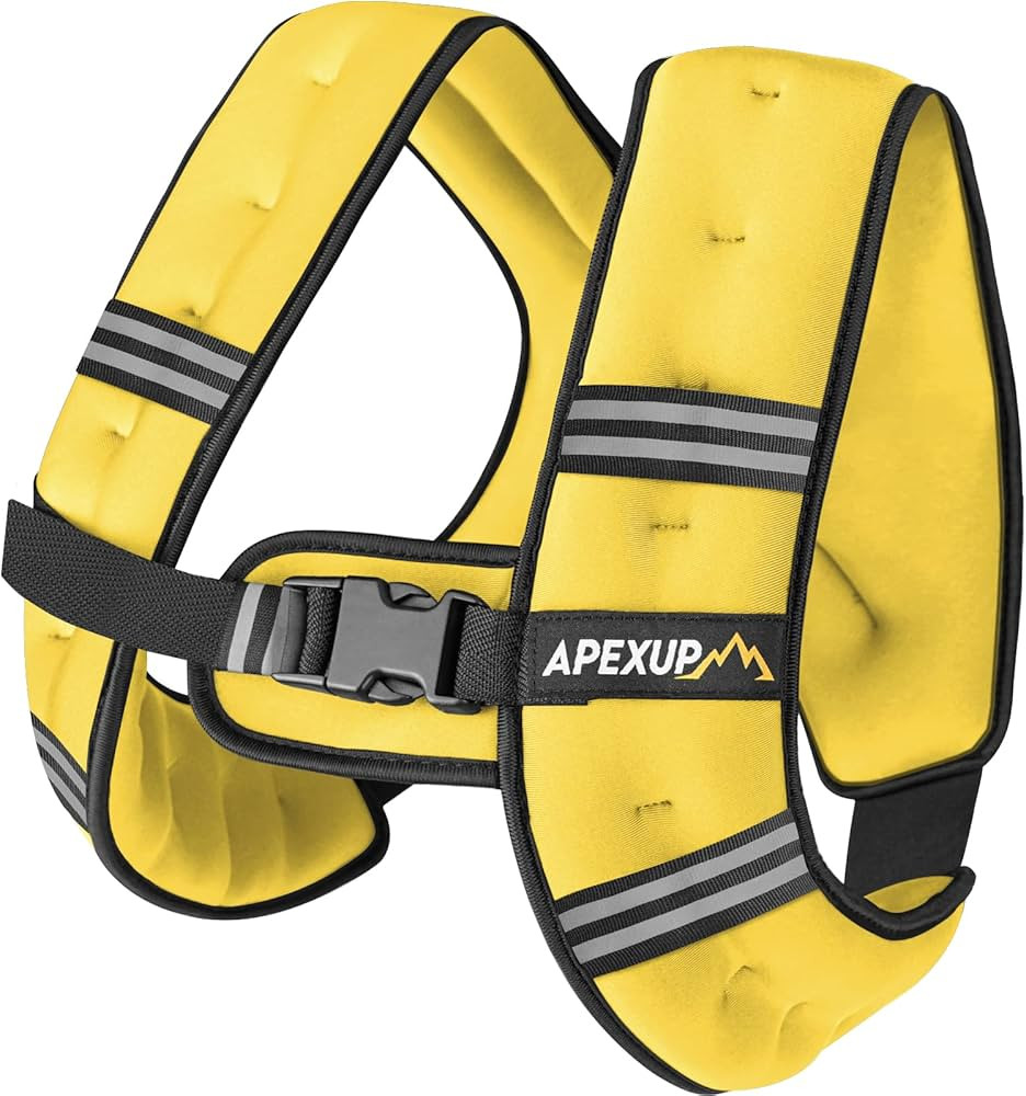 APEXUP Weighted Vest with 5lbs/10lbs/15lbs/20lbs/25lbs/30lbs Weights and Reflective Stripe, Weigh... | Amazon (US)