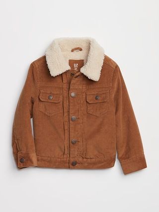 Toddler Sherpa-Lined Cord Jacket | Gap (US)