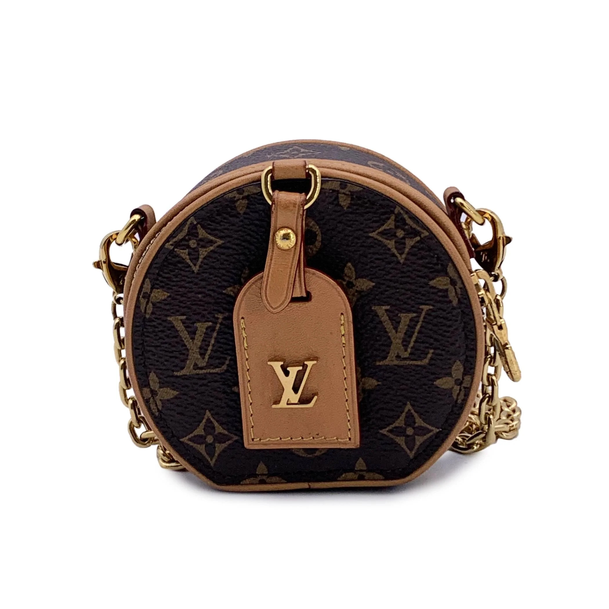 Louis Vuitton Cloth Crossbody Bag Micro boite chapeau | Shop Simon