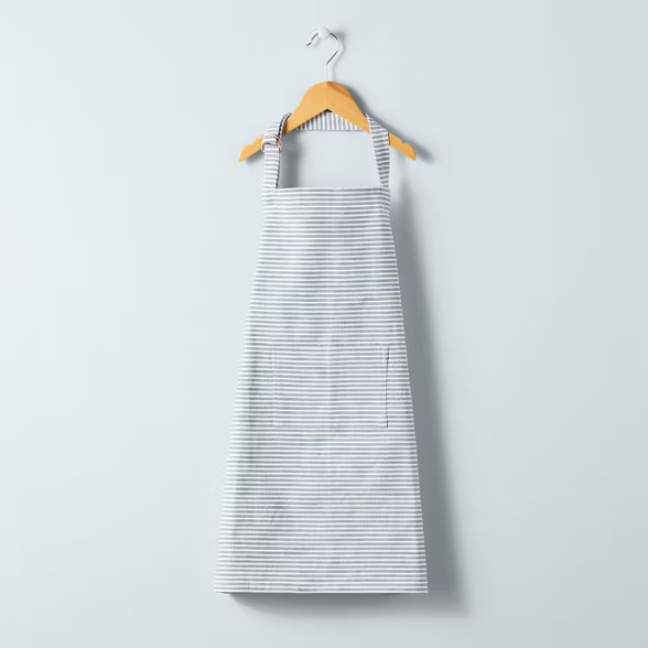 Kids' Multi Tick Stripe Apron Blue/White - Hearth & Hand™ with Magnolia | Target