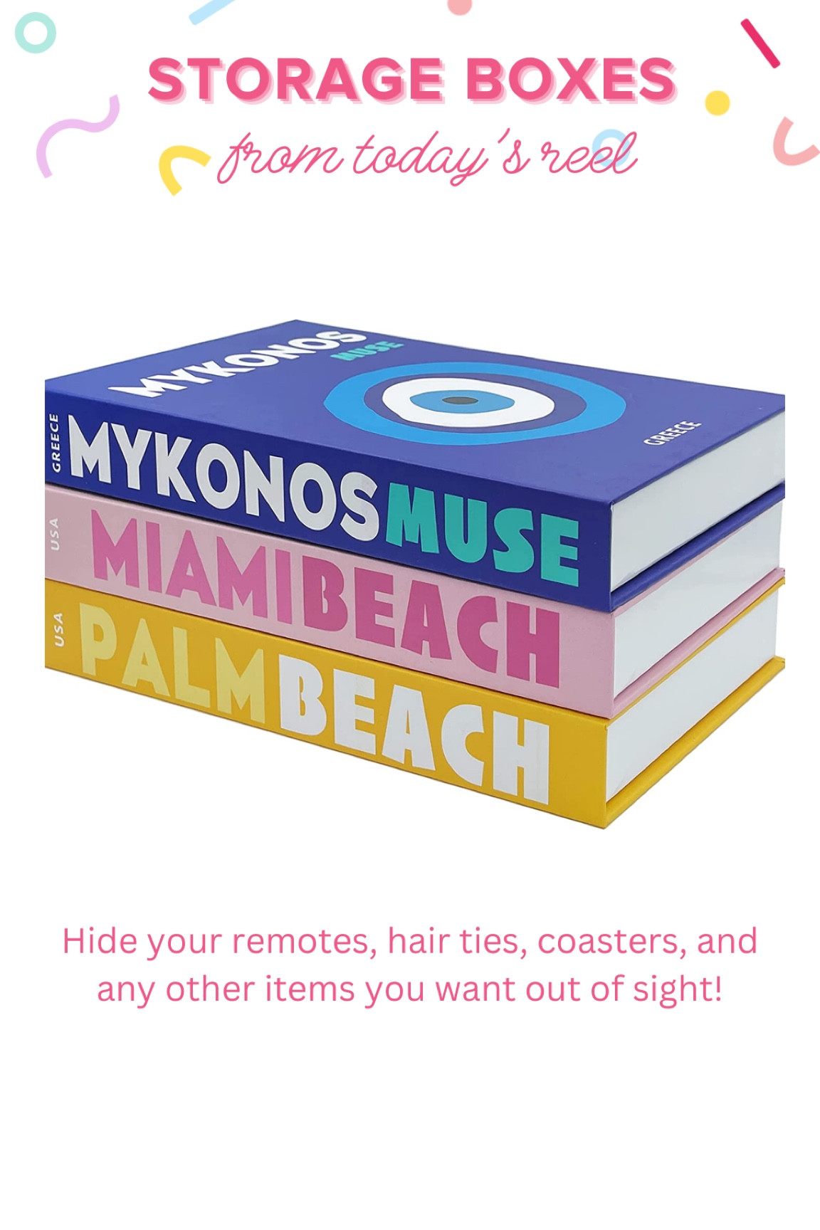 The viral coffee table books but make them storage boxes! 

#LTKhome #LTKstyletip #LTKunder50