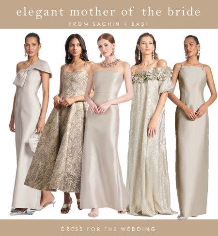 Neutral beige and gold formal dresses and goes for the mother of the bride, mother of the groom. Follow Dress for the Wedding on LiketoKnow.it for more wedding guest dresses, bridesmaid dresses, wedding dresses, and mother of the bride dresses. 

#LTKover40 #LTKSeasonal #LTKwedding