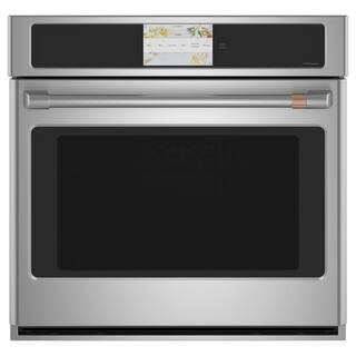 30 in. Smart Single Electric Wall Oven in Stainless Steel with Convection Cooking | The Home Depot