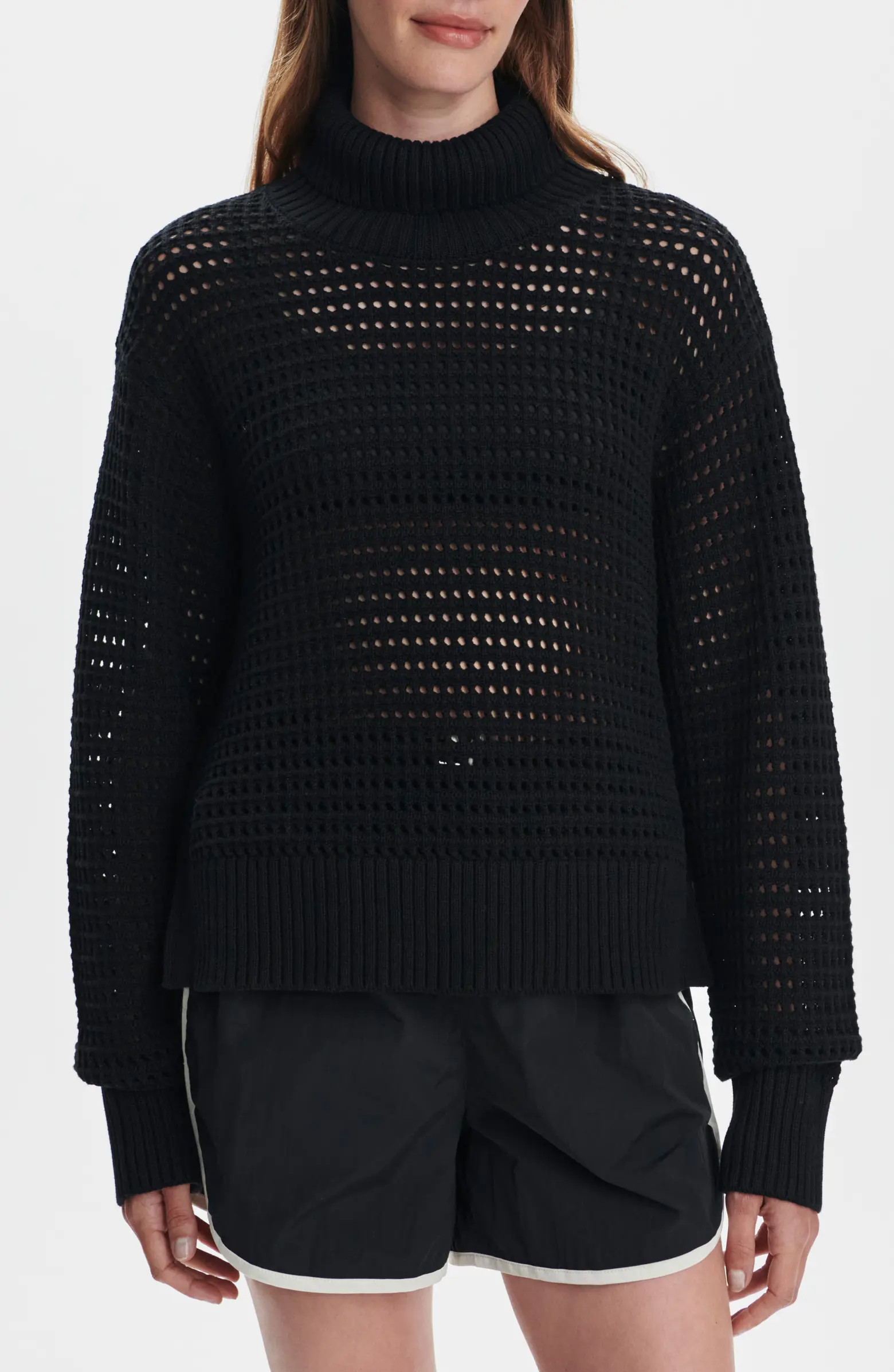 Varley Jody Openwork Cotton Sweater | Nordstrom | Nordstrom