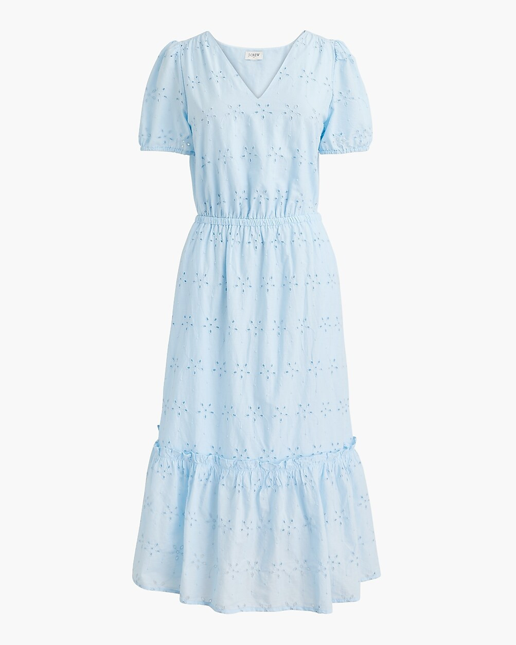 Eyelet midi dress | J.Crew Factory
