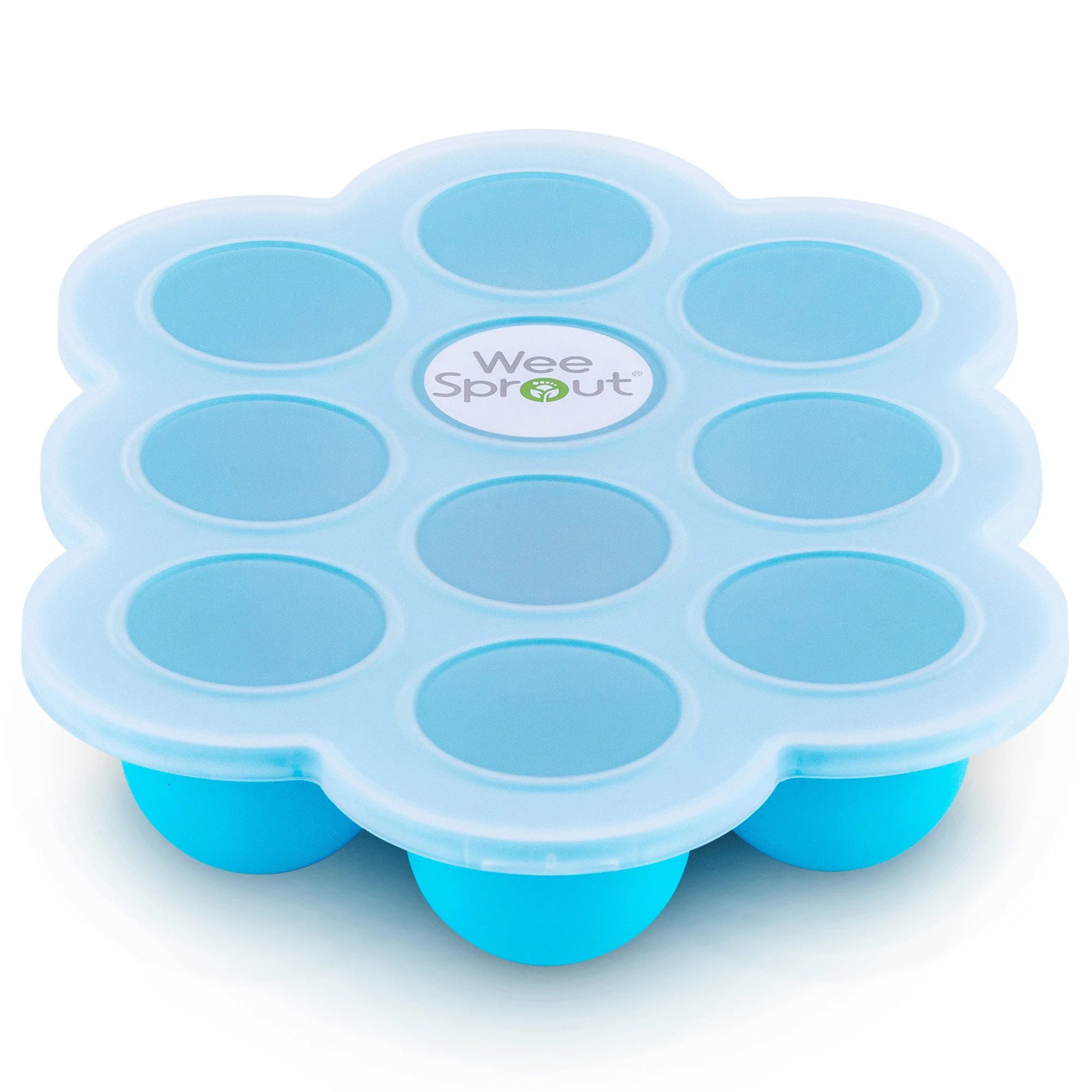 WEESPROUT Silicone Baby Food Freezer Tray with Clip-on Lid | Perfect Storage Container for Homema... | Walmart (US)