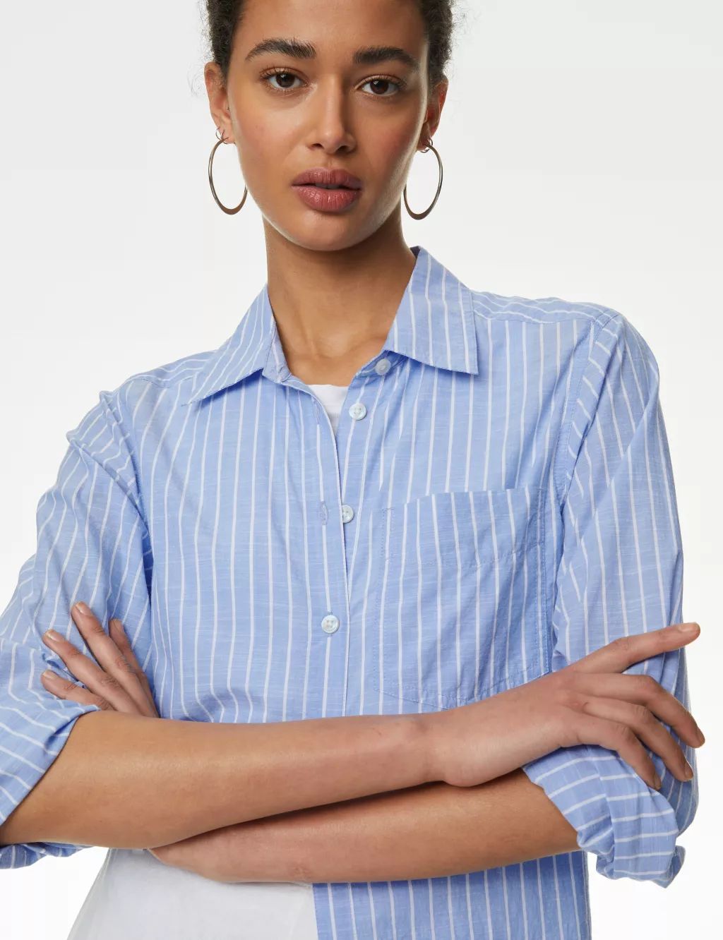 Pure Cotton Striped Shirt | Marks & Spencer (UK)