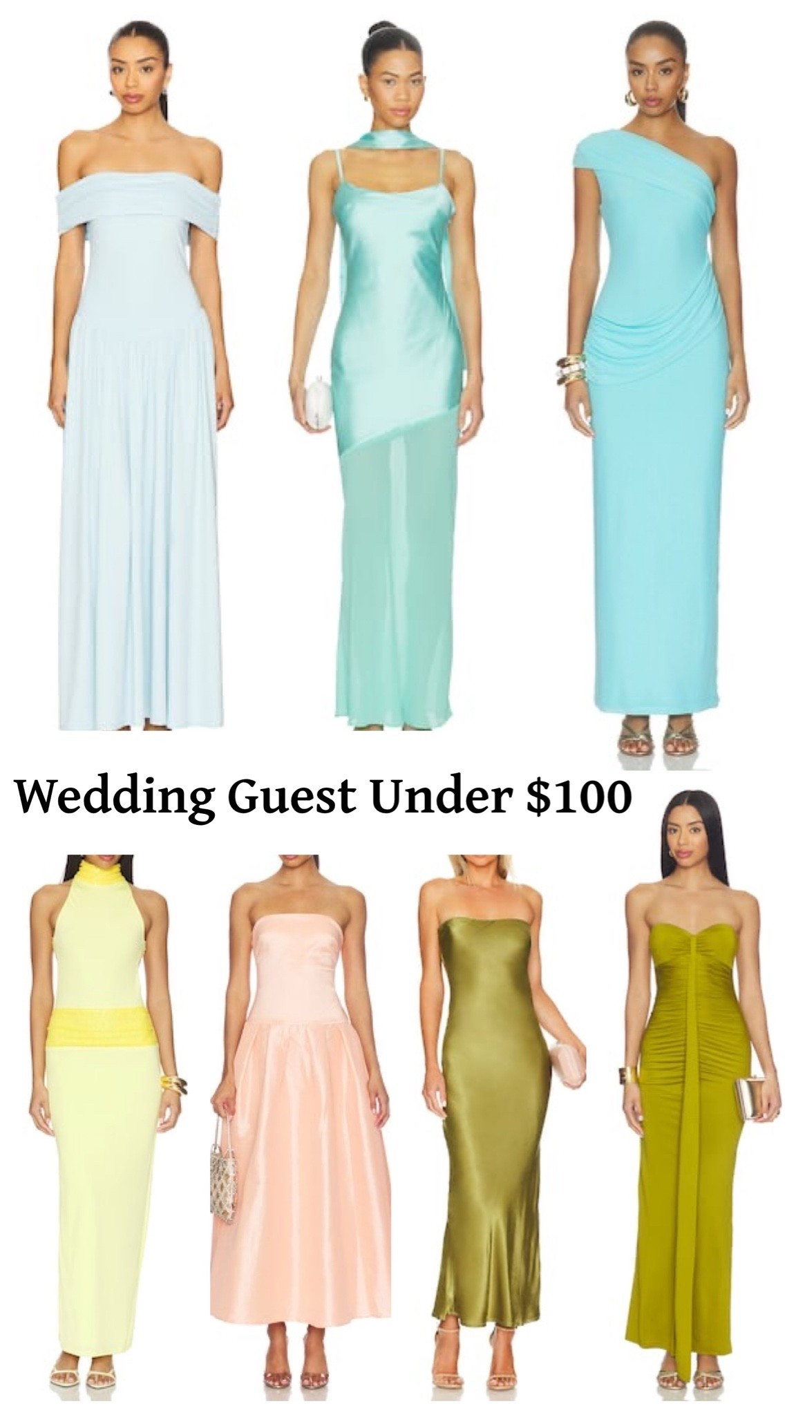 Summer wedding guest dresses at Revolve under $100. 

Wedding guest dresses summer, summer dresses, garden party dresses, special occasion dresses, formal dresses, destination wedding, event dresses, party dresses.

#LTKWedding #LTKSeasonal