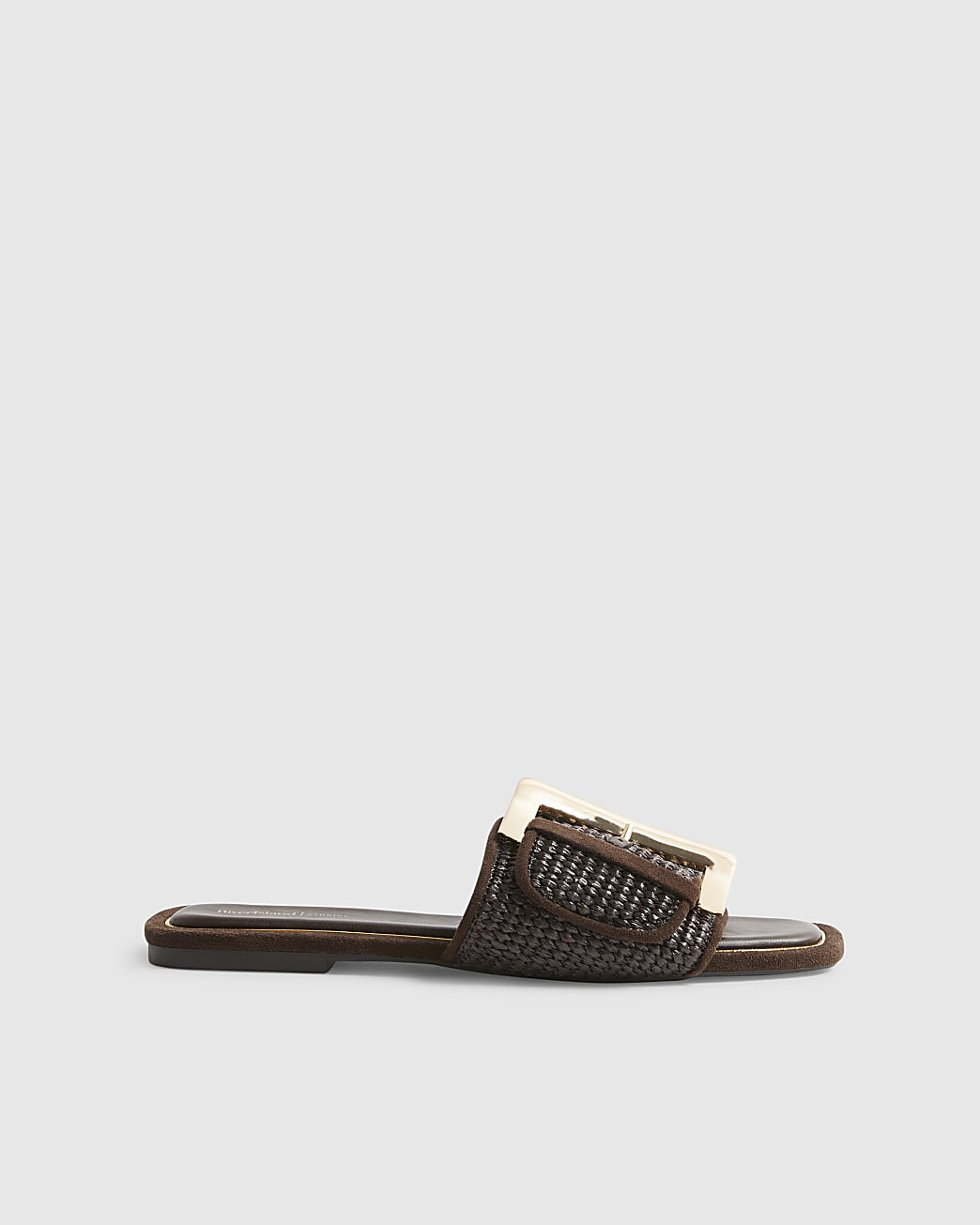 Brown Raffia Buckle Sandals | River Island UK & IE