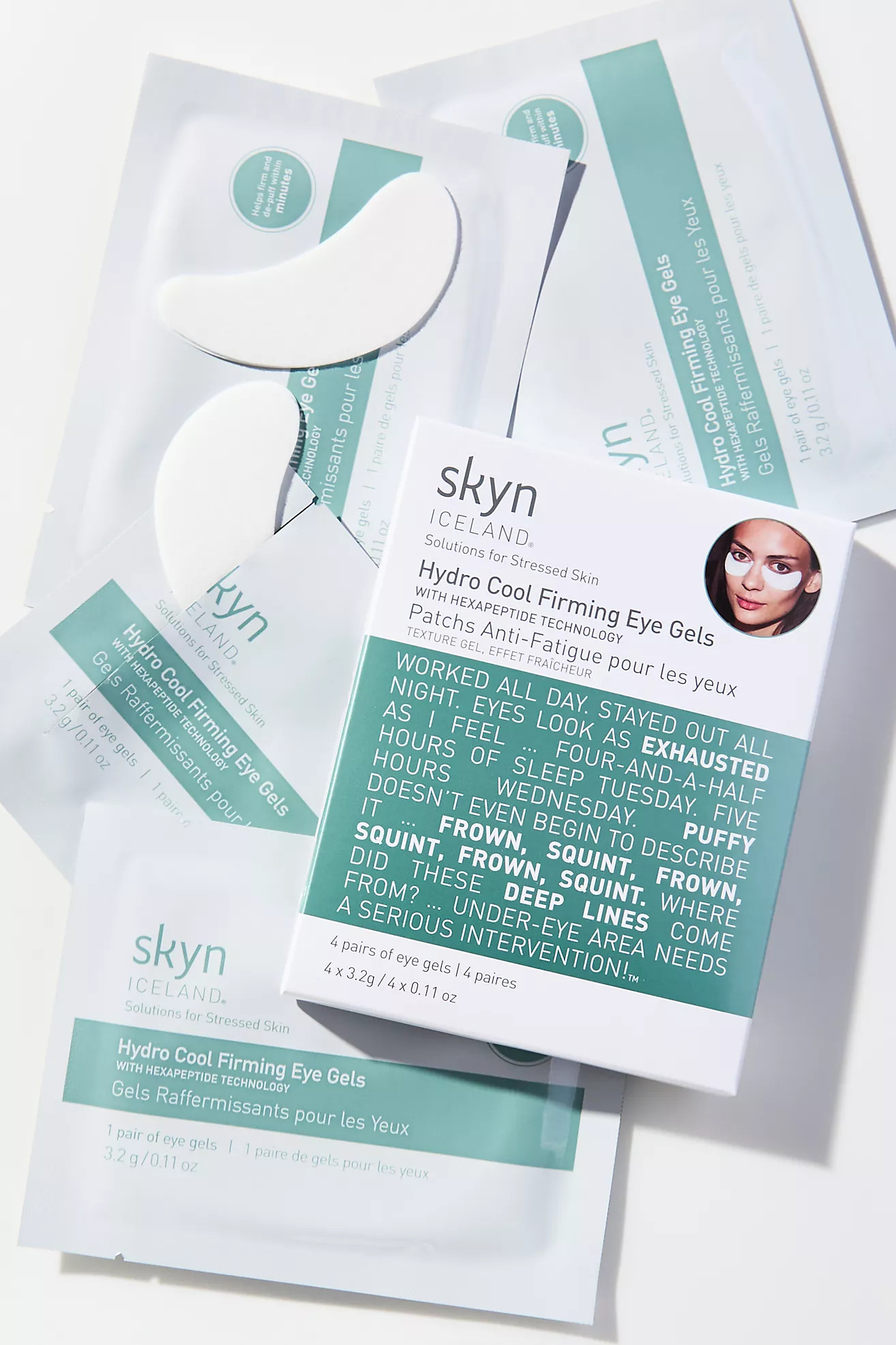 Skyn ICELAND Hydro Cool Firming Eye Gels, Set of 4 | Anthropologie (US)
